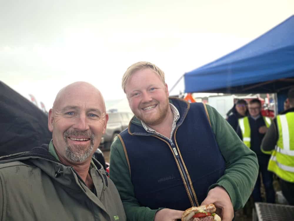 Grant Lightfoot and Kaleb Cooper at the 2026 Cereals Arable Event hosted by Diddly Squat Farm